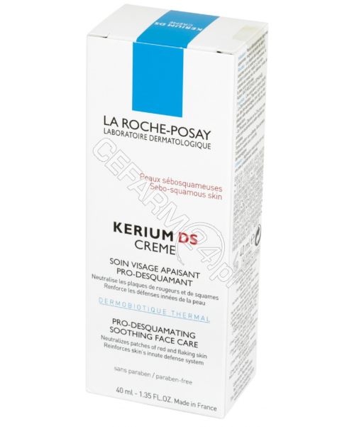 LA ROCHE-POS La roche kerium ds krem kojący do skóry łojotokowej 40 ml