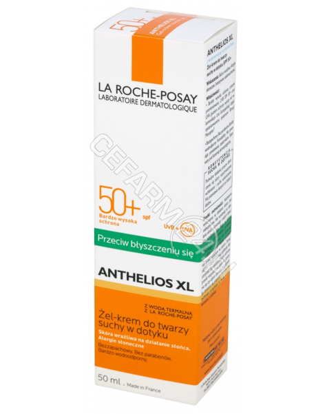 LA ROCHE-POS La Roche-Posay anthelios 50+ żel-krem do twarzy suchy w dotyku 50 ml