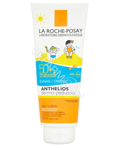 LA ROCHE-POS La Roche-Posay anthelios dermo-pediatrics spf 50+ mleczko do ciała dla dzieci 300 ml + La Roche Lipikar Syndet żel-krem do mycia twarzy i ciała 100 ml