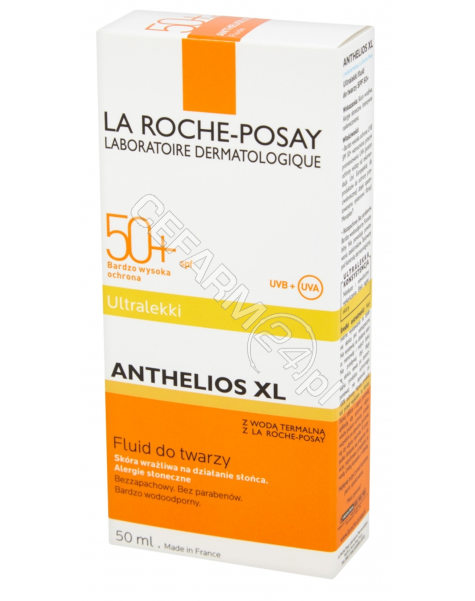 LA ROCHE-POS La Roche-Posay anthelios spf 50 ultra lekki fluid do twarzy 50 ml