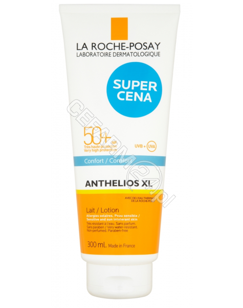 LA ROCHE-POS La Roche-Posay anthelios xl spf 50+ familijne mleczko do ciała 300 ml + La Roche Lipikar Syndet żel-krem do mycia twarzy i ciała 100 ml