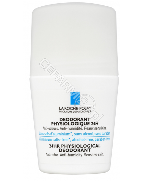 LA ROCHE-POS La Roche-Posay deo physio - dezodorant roll-on 24h do skóry wrażliwej 50 ml