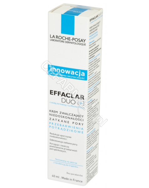 LA ROCHE-POS La Roche-Posay Effaclar duo (+) krem zwalczający niedoskonałości i zatkane pory 40 ml