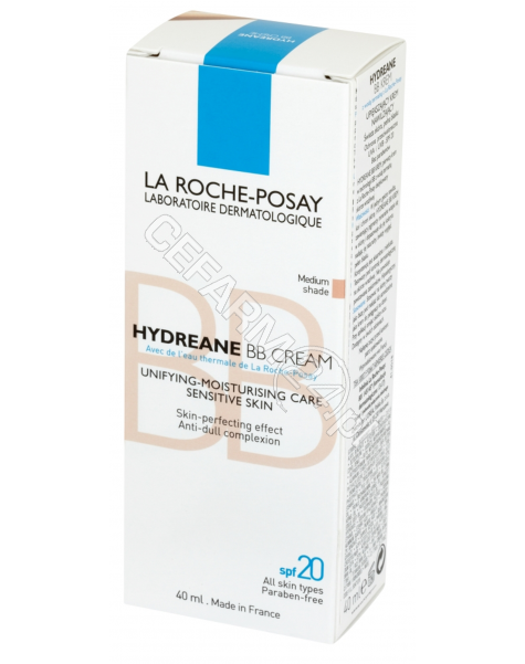 LA ROCHE-POS La Roche-Posay Hydreane BB medium krem upiększający 40 ml