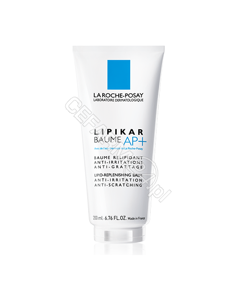 LA ROCHE-POS La Roche-Posay Lipikar Baume AP [+] balsam 200 ml (bez kartonika) + La Roche Lipikar Syndet żel-krem do mycia twarzy i ciała 100 ml