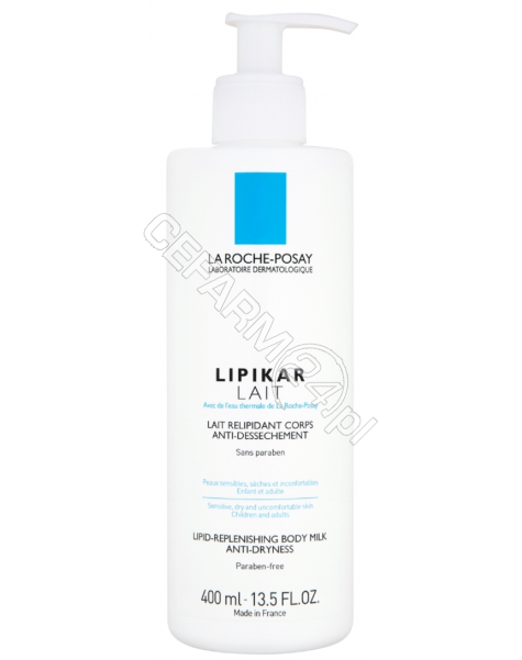 LA ROCHE-POS La Roche-Posay Lipikar lait - mleczko natłuszczające do ciała 400 ml + La Roche Lipikar Syndet żel-krem do mycia twarzy i ciała 100 ml