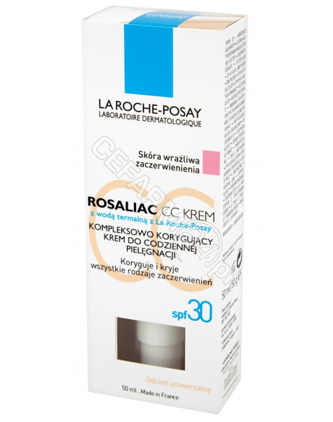 LA ROCHE-POS La Roche-Posay Rosaliac CC - krem do codziennej pielęgnacji skóry skłonnej do zaczerwień spf-30 50 ml