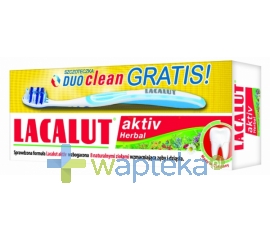 N.P.ZDROVIT SP Z O.O. Lacalut Activ Herbal Pasta do zębów 75ml + Szczotka Gratis