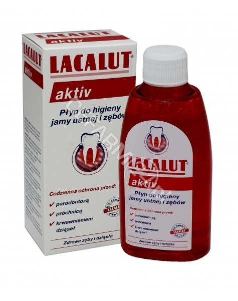 NATURWAREN Lacalut activ płyn do płukania jamy ustnej 300 ml