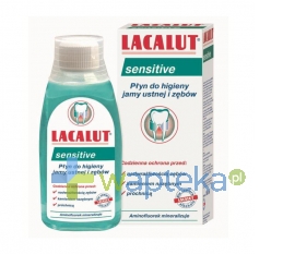 N.P.PHARMA SP Z O. O. LACALUT SENSITIVE Płyn do płukania jamy ustnej 300ml