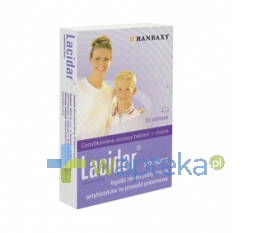 RANBAXY Lacidar, 20 tabletek