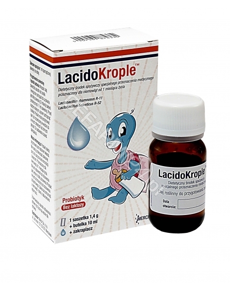 MERCK Lacidokrople x 1 saszetka + butelka 10 ml