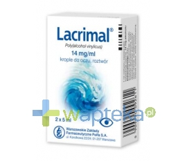 POLFA ŁÓDŹ S.A. Lacrimal krople do oczu 14mg/ml 10ml