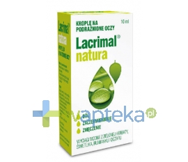 ZAKŁADY FARMACEUTYCZNE POLPHARMA S.A. Lacrimal natura krople do oczu 10ml