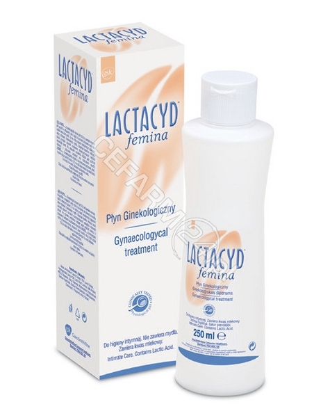 SMITHKLINE B Lactacyd femina płyn ginekologiczny do higieny intymnej 250 ml