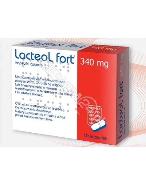 SOLVAY Lacteol fort 340 mg x 10 kaps