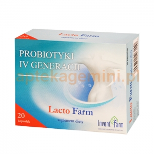 INVENT FARM Lacto Farm, 20 kapsułek OKAZJA