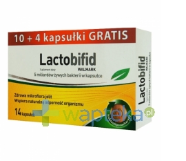 WALMARK Lactobifid 10 kapsułek + 4 kapsułki Gratis