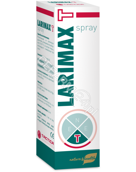 TACTICA PHARMACEUTICALS SP. Z O.O. Larimax T spray 20 ml