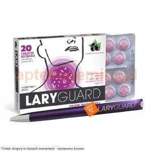 PAMEX PHARMACEUTICALS Laryguard, 20 tabletek do ssania + DŁUGOPIS GRATIS !