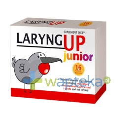 PHARMA NORD Laryng Up Junior 16 tabletek do ssania - Krótka data ważności - do 30-11-2015