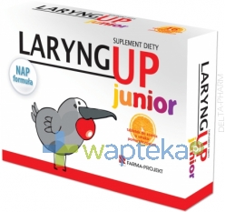 RECORDATI POLSKA SP. Z O.O. Laryng Up Junior 24 tabletki do ssania