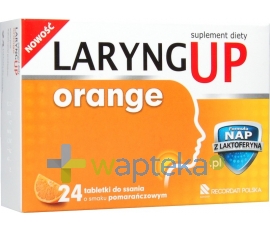 RECORDATI Laryng up Orange, 24 tabletki do ssania