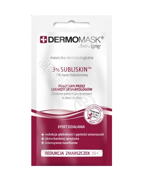 L'BIOTICA L'biotica Dermomask Anti-Aging maseczka REDUKCJA ZMARSZCZEK 35+ 12 ml