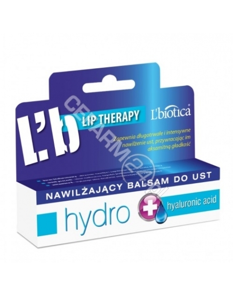 L'BIOTICA L'biotica nawilżający balsam do ust HYDRO 10 ml (data ważności <span class=