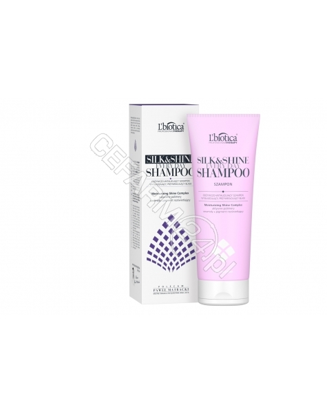 L'BIOTICA L'biotica Professional Therapy Silk&Shine odżywczo - witalizujący szampon wygładzający, przywracający blask 250 ml