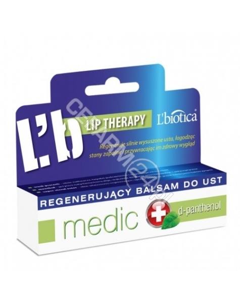 L'BIOTICA L'biotica regenerujący balsam do ust MEDIC 10 ml