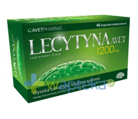 AVET PHARMA S.K.A Lecytyna 1200 mg AVET 40 kapsułek