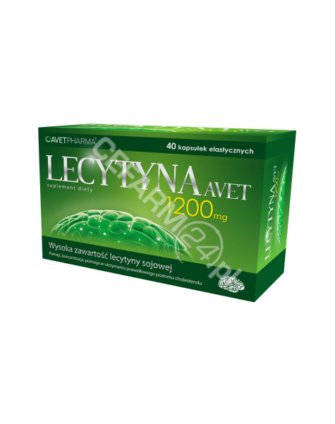 AVET Lecytyna 1200 mg avet x 40 kaps