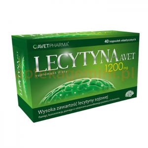 AVET PHARMA Lecytyna 1200mg, 40 kapsułek