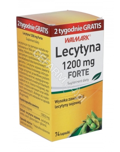 WALMARK Lecytyna forte 1200 mg x 74 kaps