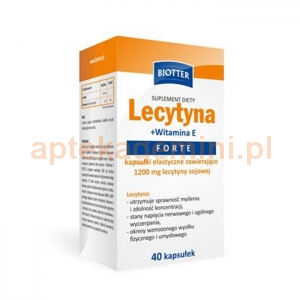 DIAGNOSIS Lecytyna + witamina E Forte, 40 kapsułek