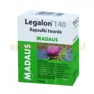 MADAUS Legalon 140mg, 20 kapsułek