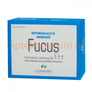 LEHNING LABORATOIRES Lehning Fucus complexe Nr 111, 80 tabletek