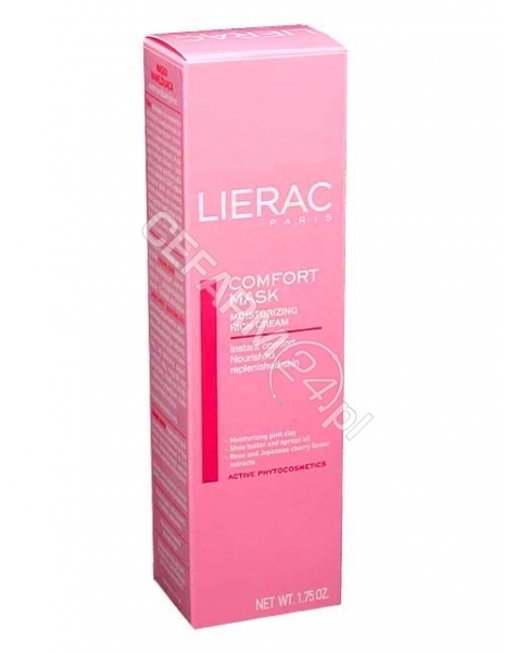 LIERAC Lierac masque confort - maseczka nawilżająca na bazie glinki różowej 50 ml