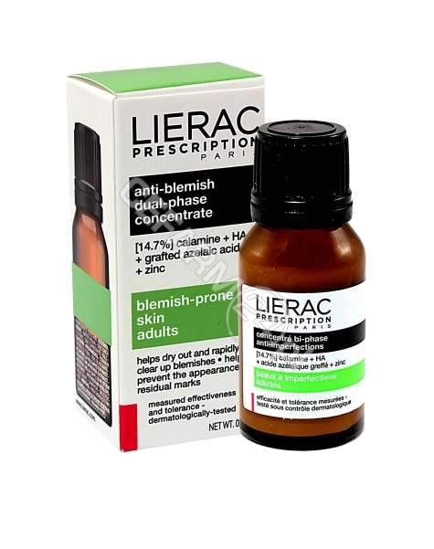LIERAC Lierac prescription koncentrat dwufazowy przeciw niedoskonałościom 15 ml