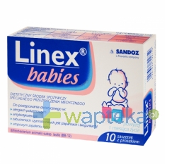 SANDOZ PHARMA POLSKA Linex Babies 10 saszetek