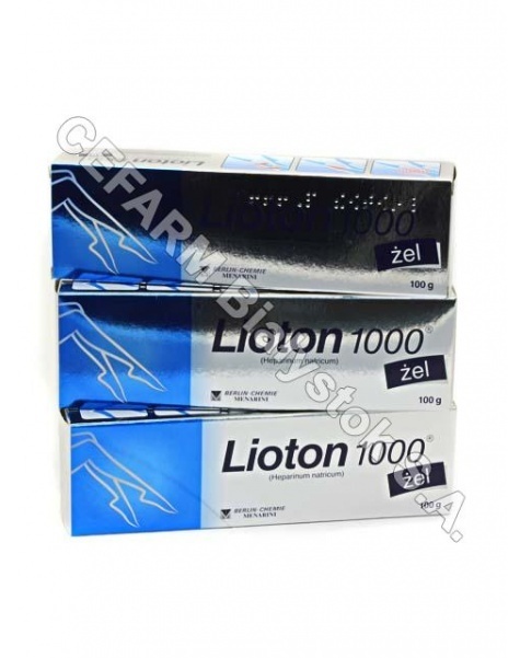 MENARINI Lioton 1000 żel 100 g