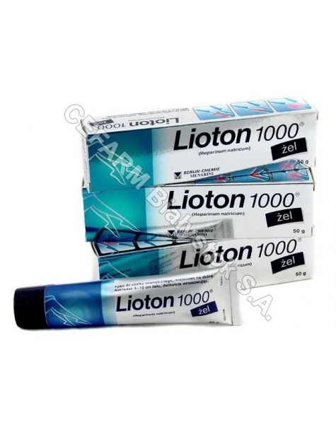 BERLIN-CHEMIE Lioton 1000 żel 50 g