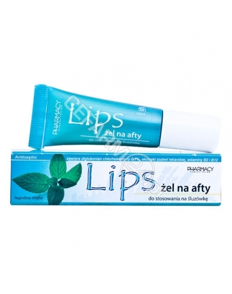 PHARMACY LAB Lips żel na afty 10 ml