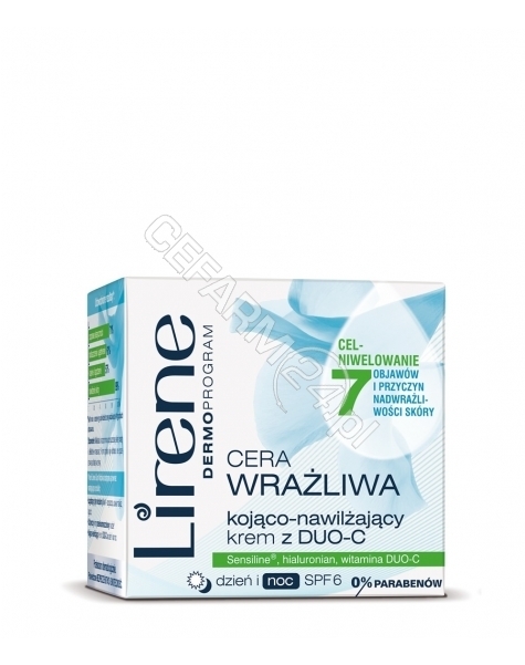 DR IRENA ERIS Lirene Cera Wrażliwa intensywnie nawilżający krem z DUO-C na dzień i na noc SPF-5 50 ml