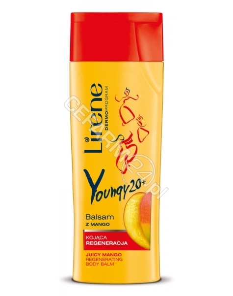 DR IRENA ERIS Lirene youngy body 20+ balsam do ciała z mango Kojąca Regeneracja 400 ml