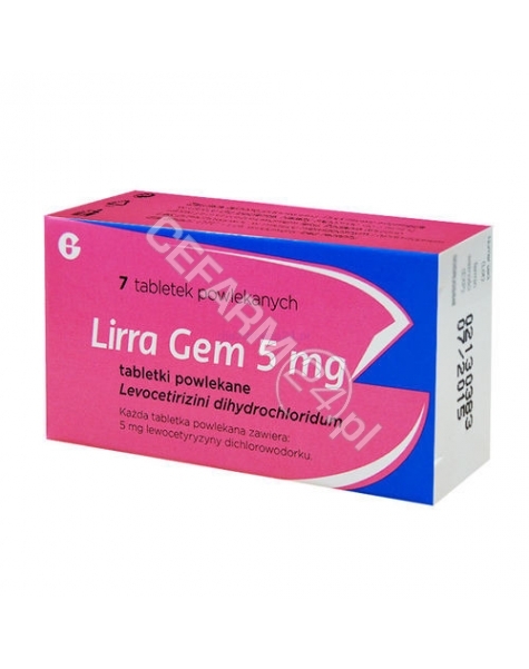 GLENMARK Lirra gem 5 mg x 7 tabl