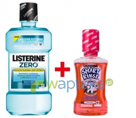 JOHNSON & JOHNSON POLAND SP. Z O.O. LISTERINE ZERO Płyn 500 ml + SMART RINSE owocowy płyn 250ml