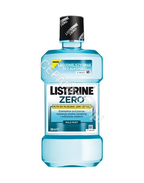 JOHNSON & JOHNSON Listerine zero - płyn do płukania jamy ustnej 500 ml