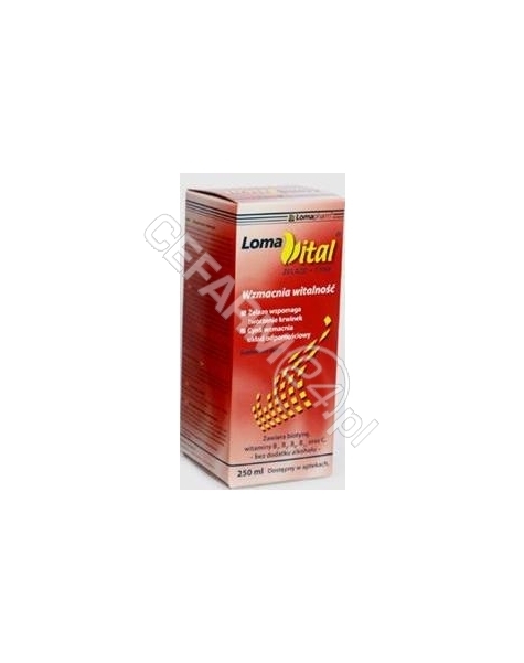 LOMAPHARM Loma vital żelazo+cynk 250 ml